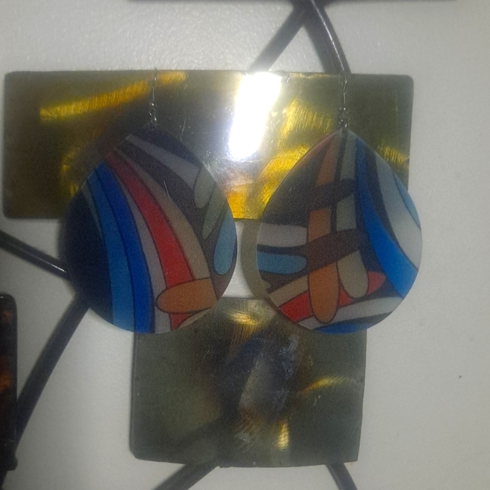 ACRYLIC PATTERNED Earrings